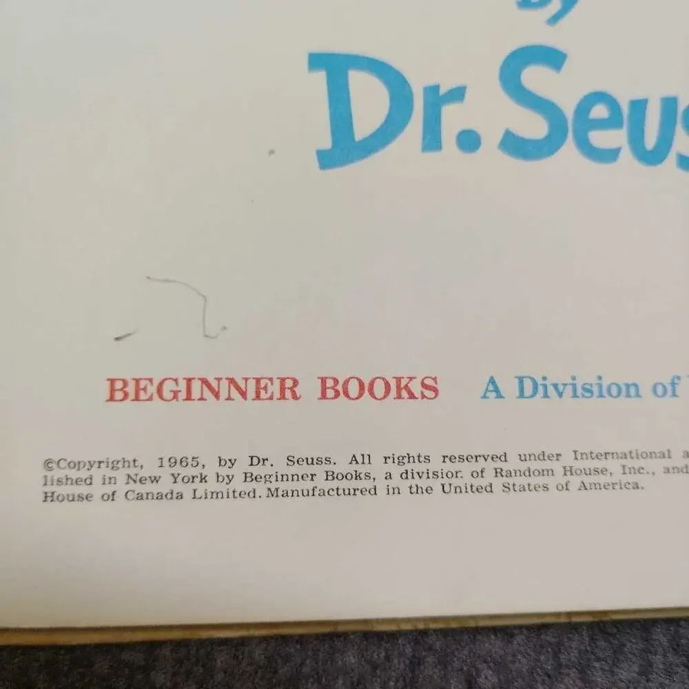 Dr Seuss Beginner Books Lot Cat in the Hat Fox in Socks Foot Book Mr Brown Moo